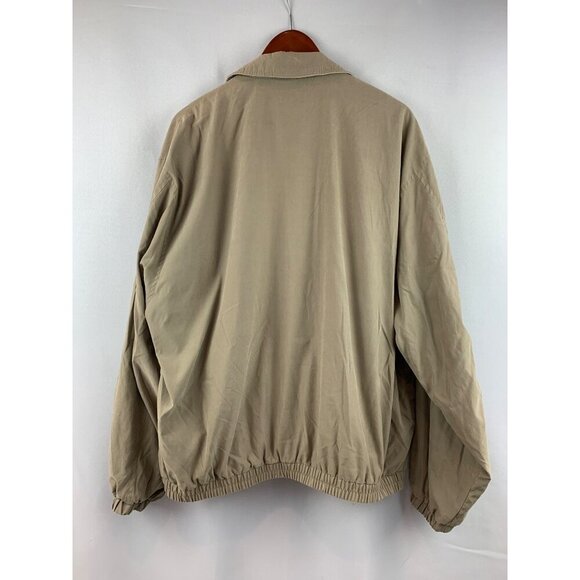 London Fog Beige Mens Jacket XL Reg Zip-Up Lightweight - Picture 2 of 5